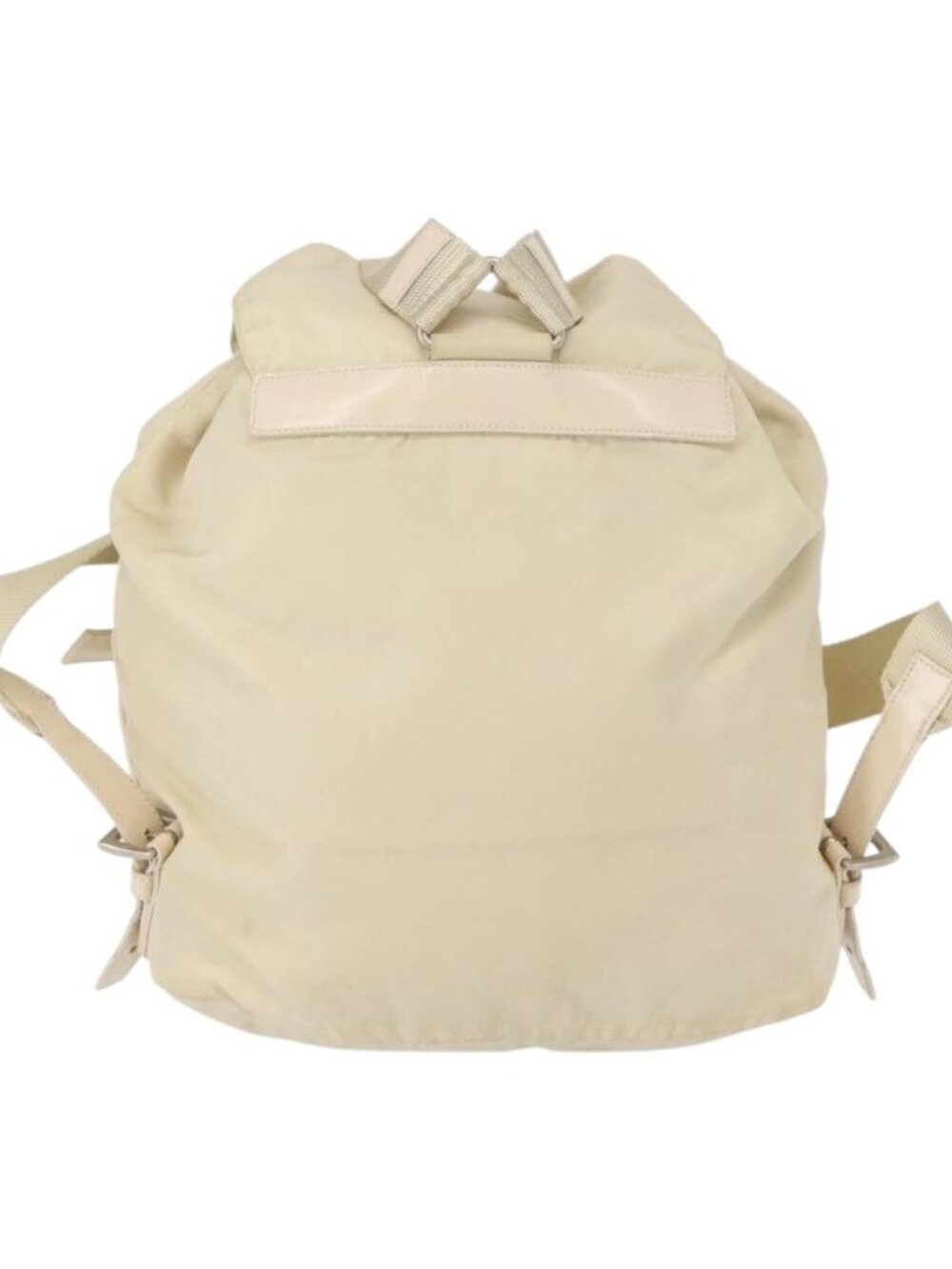 PRADA Backpack Nylon White Silver - Picture 2 of 16